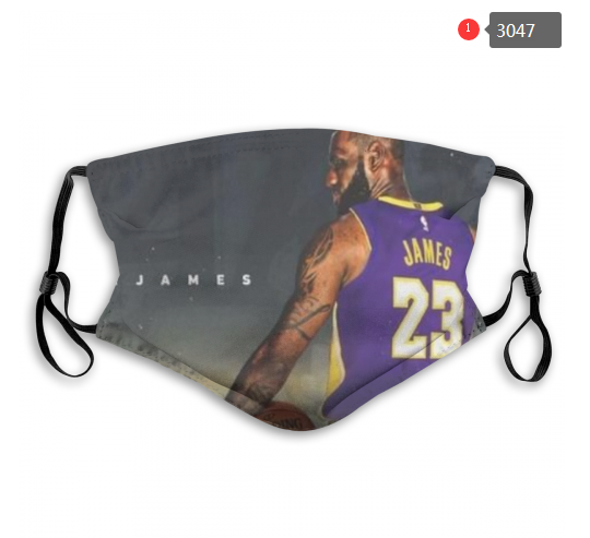 NBA Los Angeles Lakers #19 Dust mask with filter->nba dust mask->Sports Accessory